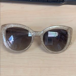 Kate Spade Labrenda Cat Eye Glitter Sunglasses